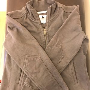 American Giant Moto Full zip sweatshirt Grey